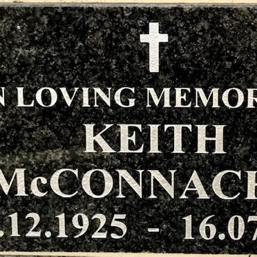 McCONNACHIE Keith 1925-2012