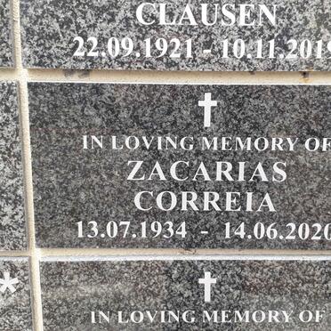 CORREIA Zacarias 1934-2020