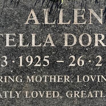 ALLEN Stella Doreen 1925-1996