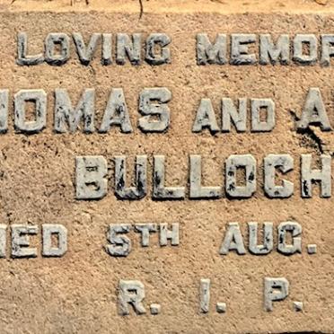 BULLOCH Thomas -1975 &amp; Annie -1975