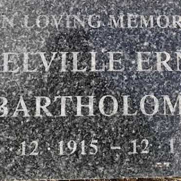 BARTHOLOMEW Melville Ernest 1915-2005