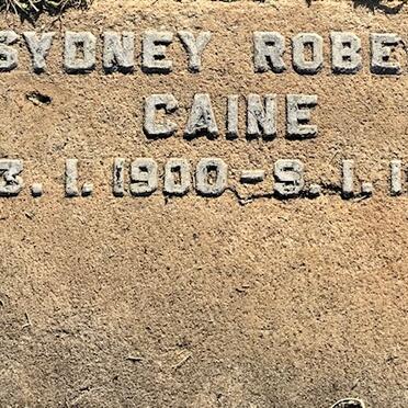 CAINE Sydney Robert 1900-1976
