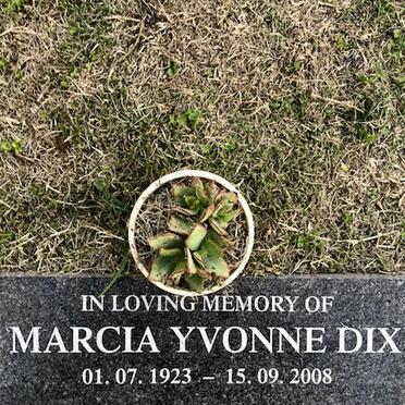 DIX Kenneth Horatio 1923-2013 &amp; Marcia Yvonne 1923-2008