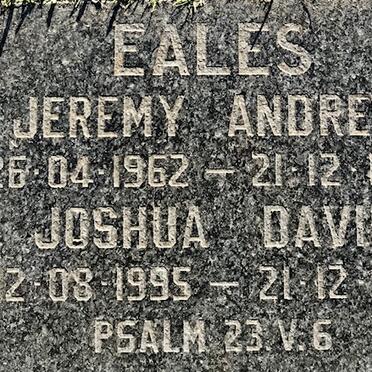 EALES Jeremy Andrew 1962-1996 :: EALES Joshua David 1995-1996