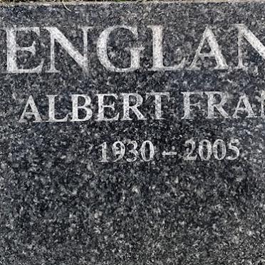 ENGLAND Albert Frank 1930-2005
