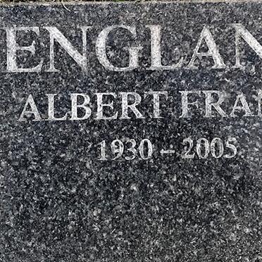 ENGLAND Albert Frank 1930-2005