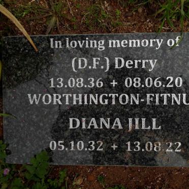 FITNUM D.F., -WORTHINGTON 1936-2020 &amp; Diana Jill 1932-2022
