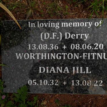 FITNUM D.F., -WORTHINGTON 1936-2020 &amp; Diana Jill 1932-2022