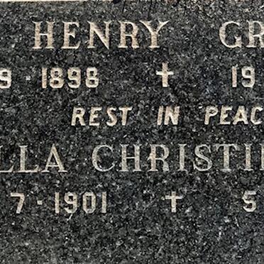 GRAY Henry 1898-1985 &amp; Stella Christina 1901-1989