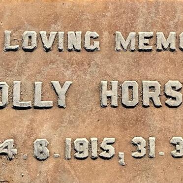 HORSTMAN Molly 1915-1978