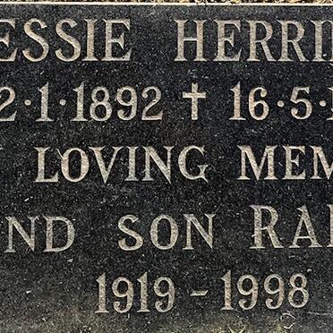 HERRIMAN Bessie 1892-1985 :: HERRIMAN Ralph 1919-1998