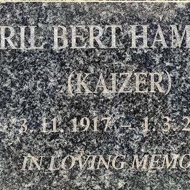 HAMMOND Cyril Bert 1921-2006