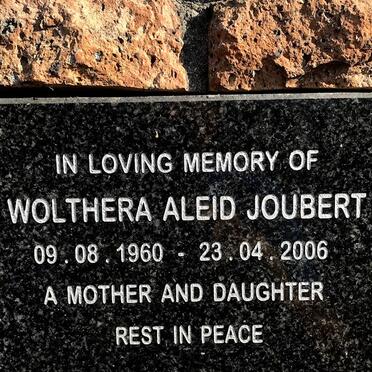 JOUBERT Wolthera Aleid 1960-2006