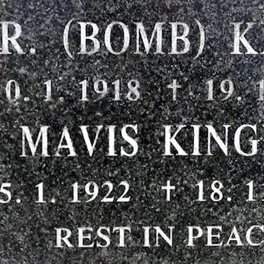 KINGMA H.R. 1918-1990 &amp; Mavis 1922-2007