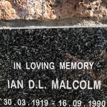 MALCOLM Ian D.L. 1919-1990