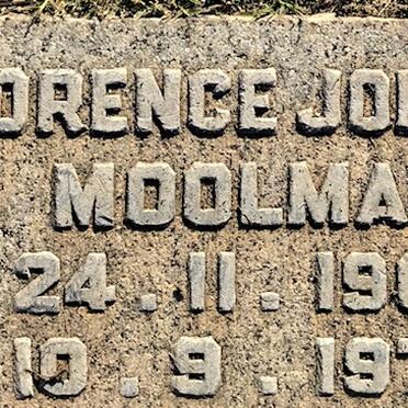 MOOLMAN Florence Johanna 1904-1972