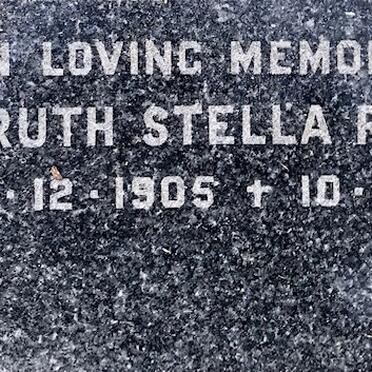 ROSS Ruth Stella 1905-19?0