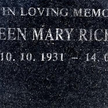 RICHARDSON Eileen Mary 1931-2007