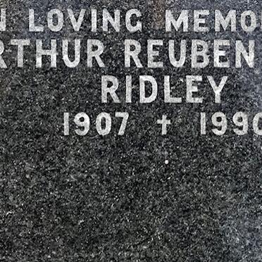 RIDLEY Arthur Reuben John 1907-1990