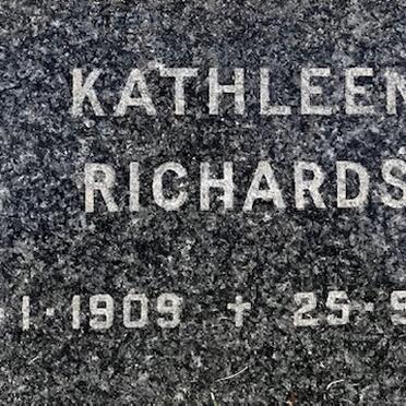RICHARDS Kathleen 1909-1989