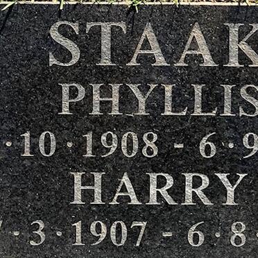 STAAK Harry 1907-2003 &amp; Phyllis 1908-1983