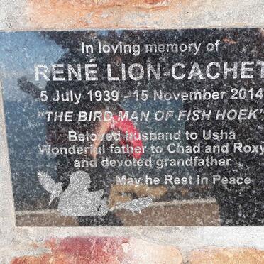 CACHET René, LION 1939-2014