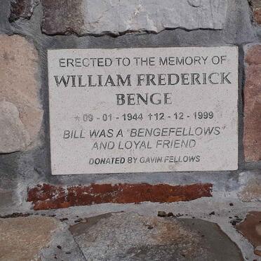 BENGE William Frederick 1944-1999