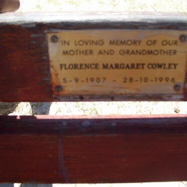 COWLEY Florence Margaret 1907-1996