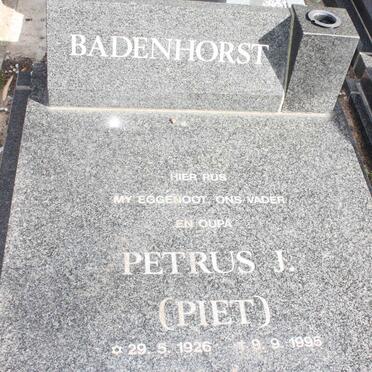 BADENHORST Petrus J. 1926-1995