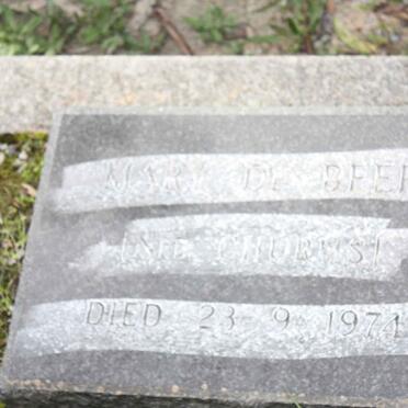 BEER Mary, de nee CHURMS -1971