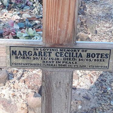 BOTES Margaret Cecilia 1940-2022