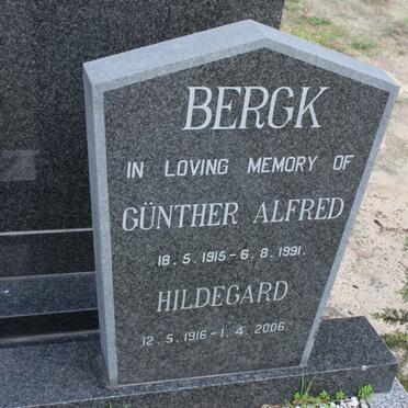 BERGK Gunther Alfred 1915-1991 &amp; Hildegard 1916-2006