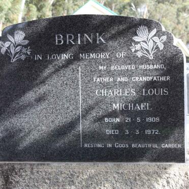 BRINK Charles Louis Michael 1909-1972