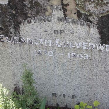 CULVERWELL Elizabeth 1870-1943