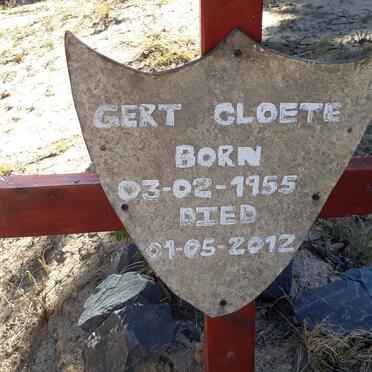 CLOETE Gert 1955-2012