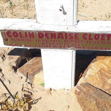 CLOETE Colin Denaise 1971-2020