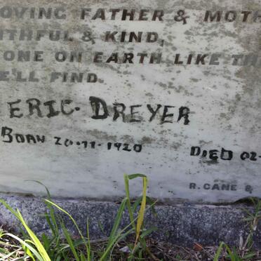 DREYER Eric 1920-1971