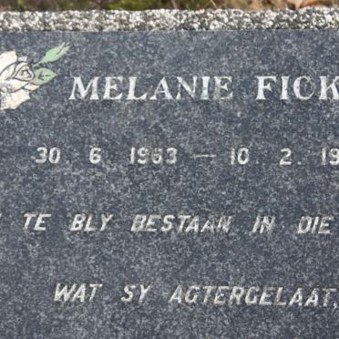 FICK Melanie 1963-1977