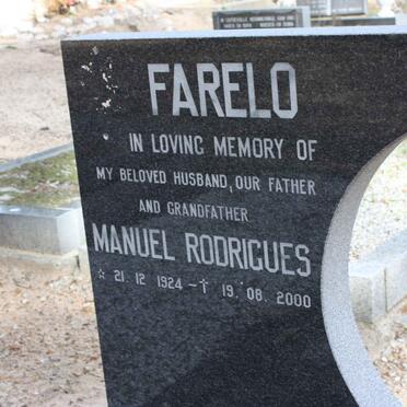 FARELO Manuel Rodrigues 1924-2000