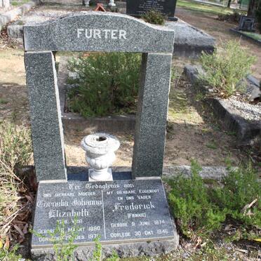 FURTER Frederick 1874-1946 &amp; Cornelia Johanna Elizabeth VOS 1890-1971