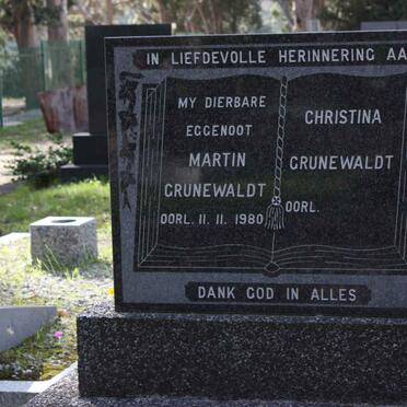 GRUNEWALD Martin -1980 &amp; Christina 