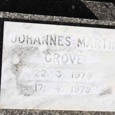 GROVE Johannes Martin 1978-1978