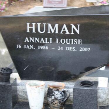 HUMAN Annali Louise 1986-2002