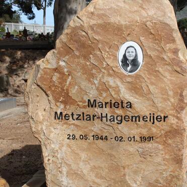 HAGEMEIJER Marieta, Metzlar 1944-1991