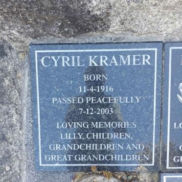 KRAMER Cyril 1916-2003