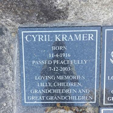 KRAMER Cyril 1916-2003