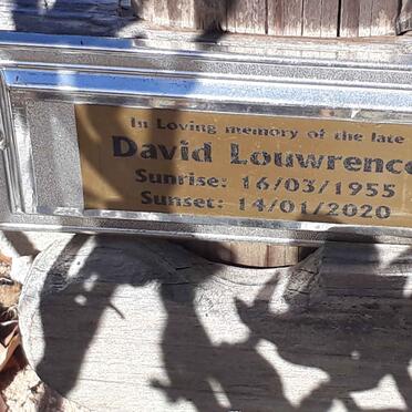 LOUWRENCE David 1955-2020