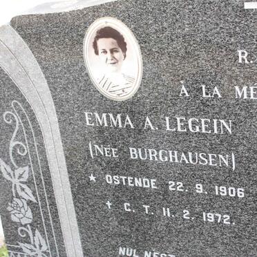 LEGEING Emma A. nee BURGHAUSEN 1906-1972