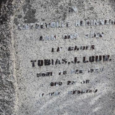 LOUW Tobias J. -1923