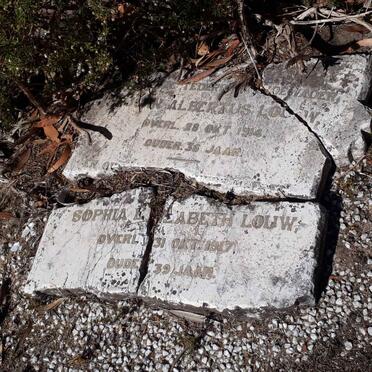 LOUW John Albertus -1914 &amp; Sophia Elizabeth -1917